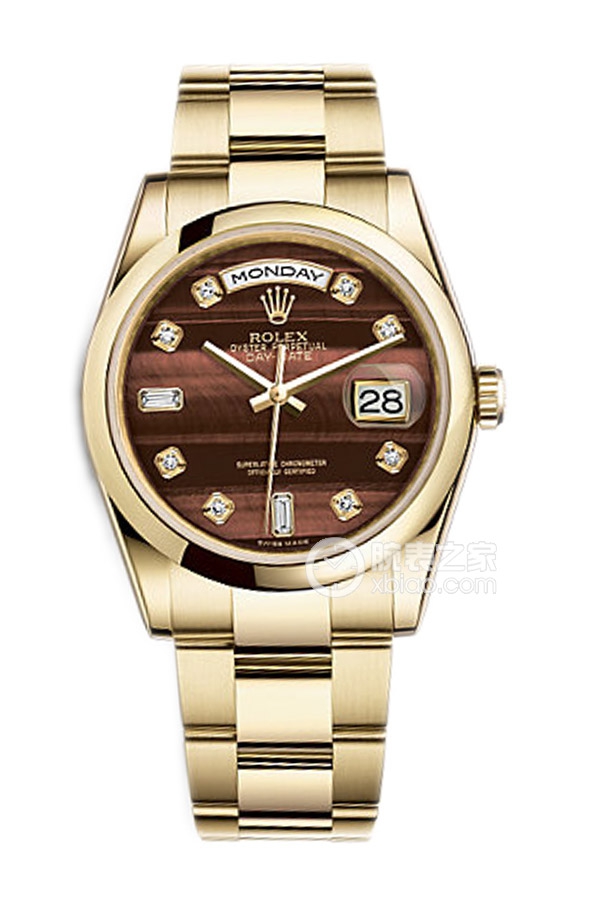 Rolex DAY-DATE 118208 Cat's Eye Stone Dial