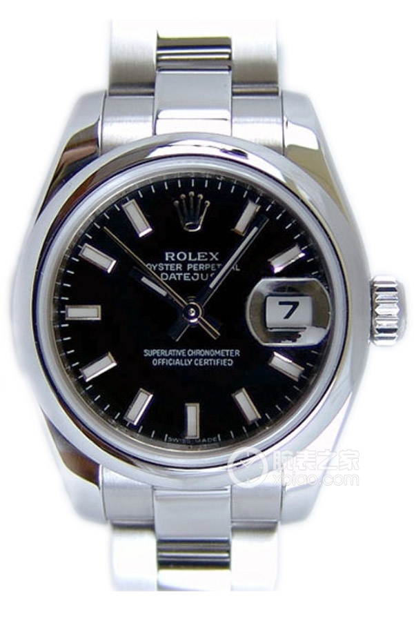Rolex LADY-DATEJUST 179160 Black Dial with Oyster Bracelet
