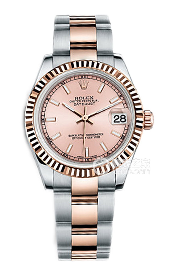 Rolex LADY-DATEJUST 178271 Pink Dial with Oyster Bracelet