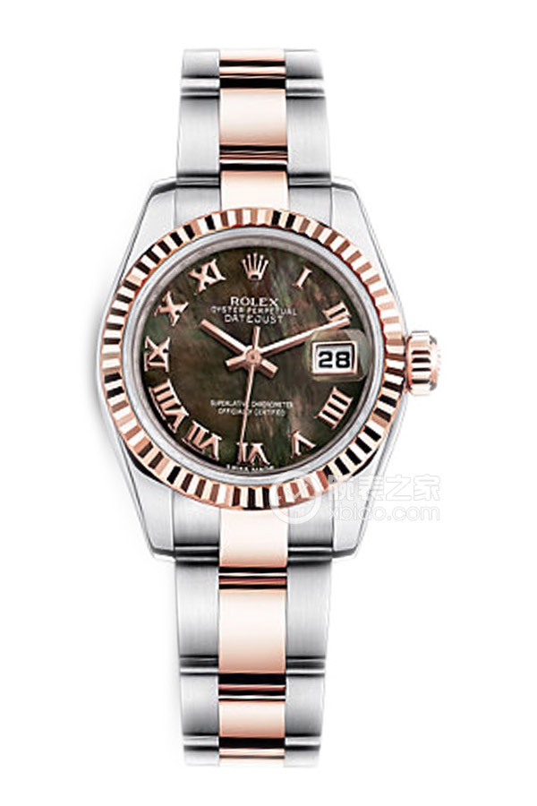 Rolex LADY-DATEJUST 179171 Black Mother of Pearl Dial