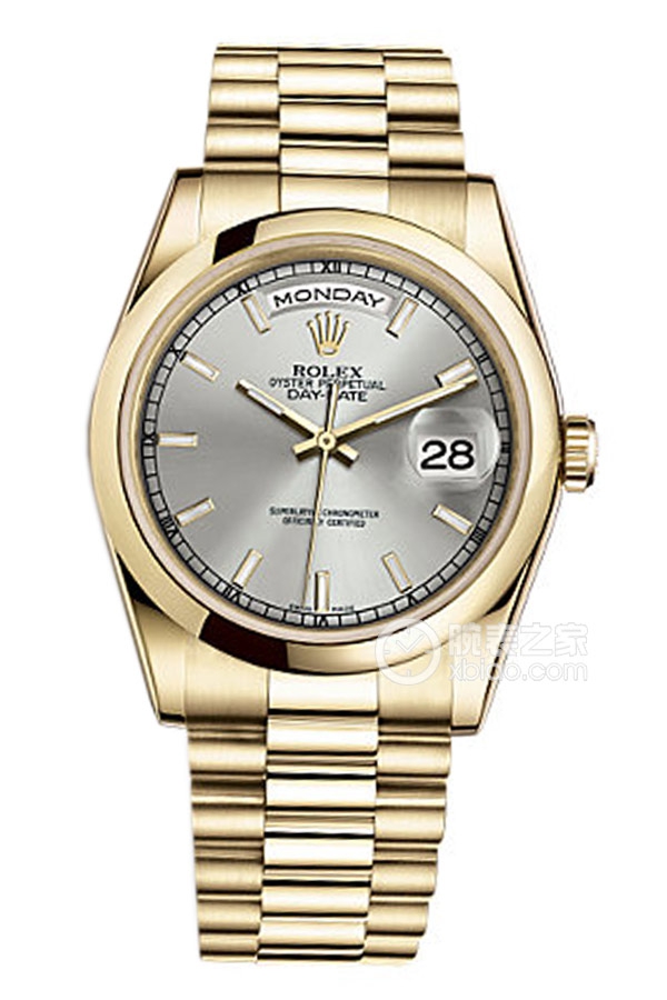 Rolex DAY-DATE 118208Silver Dial