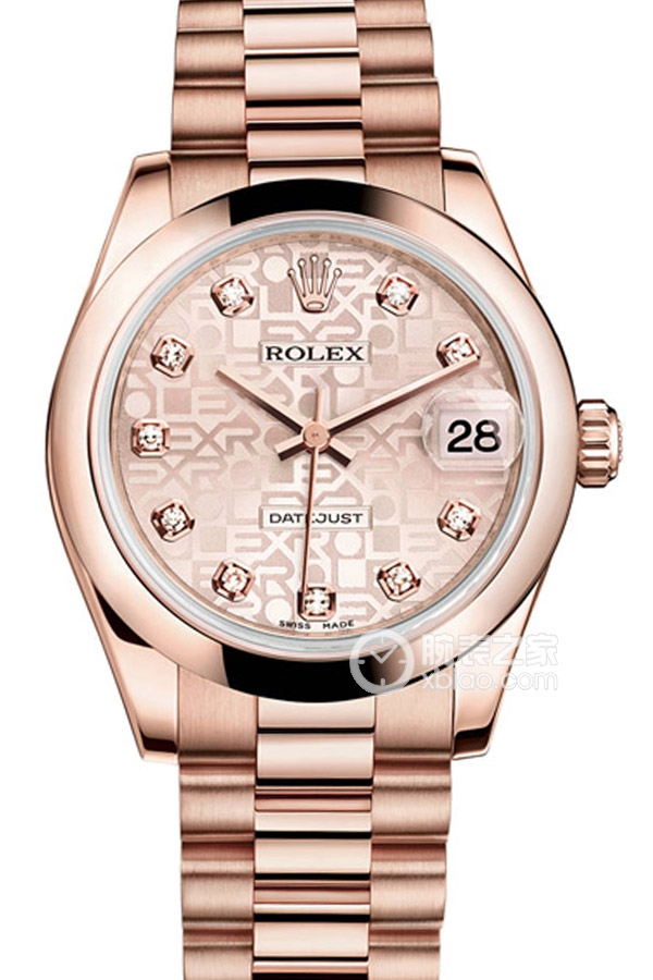 Rolex LADY-DATEJUST 178275F Pink Commemorative Pattern Dial