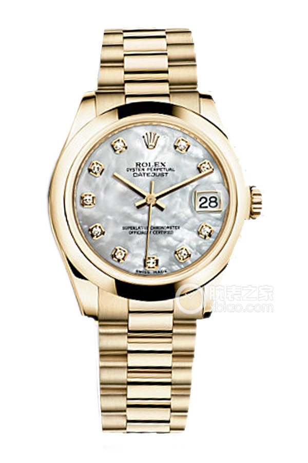Rolex LADY-DATEJUST 178248 White Mother of Pearl with Diamonds