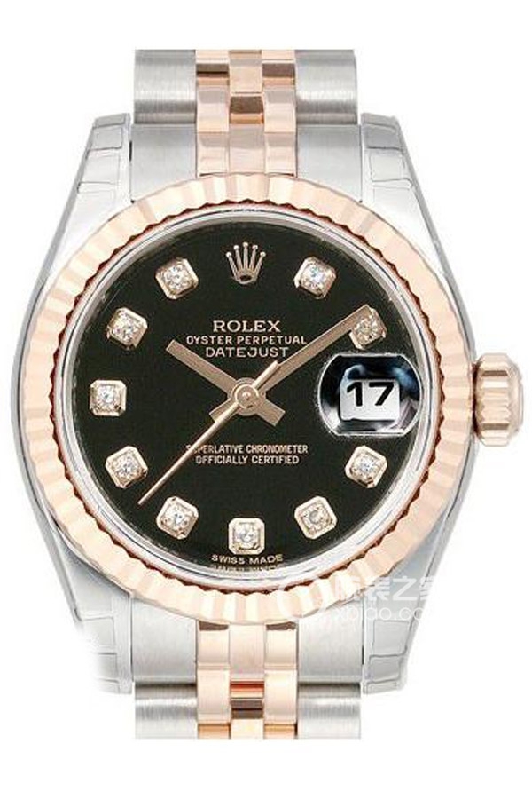 Rolex LADY-DATEJUST 179171 Black Dial