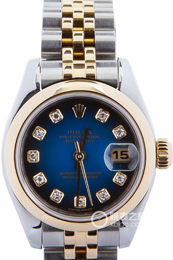Rolex LADY-DATEJUST 179163 Blue Diamond Dial