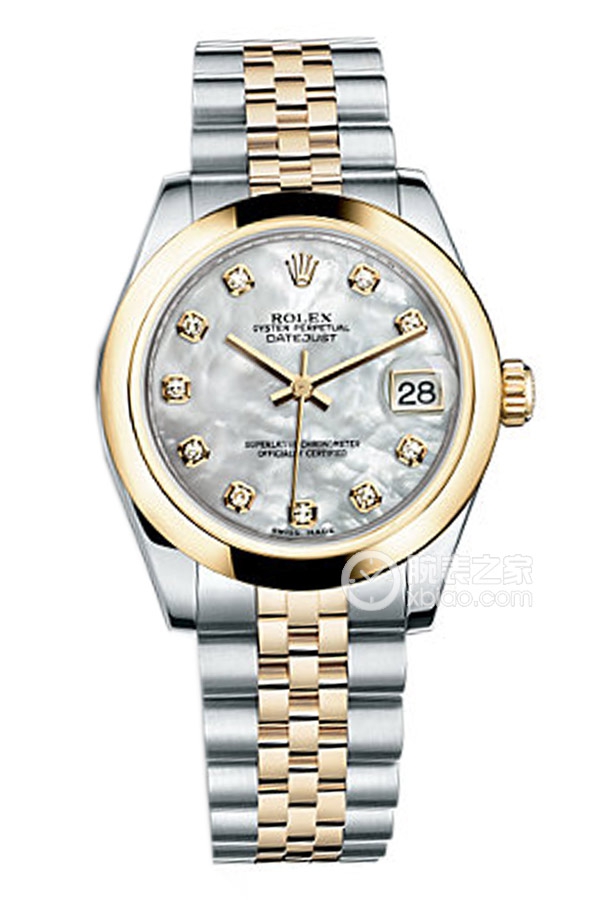 Rolex LADY-DATEJUST 178243 White Mother of Pearl with Diamonds
