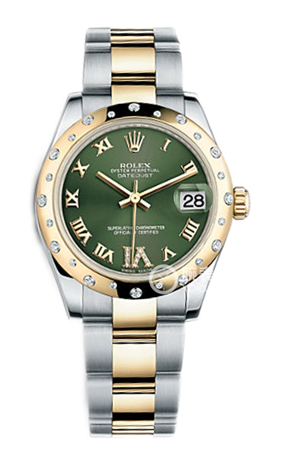 Rolex OYSTER PERPETUAL 178343-0001 VI Green Dial