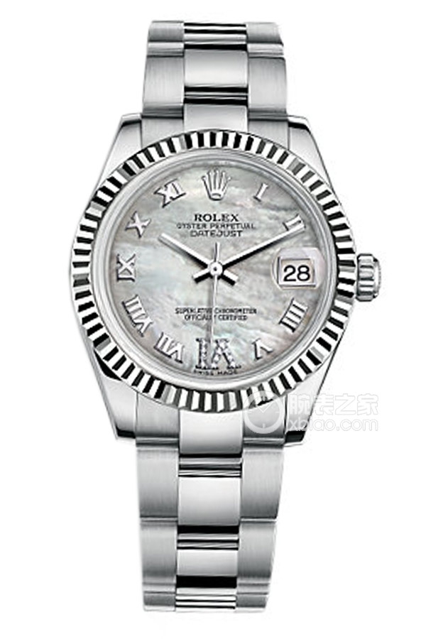 Rolex DATEJUST m178274-0085 VI Diamond Dial with Oyster Bracelet