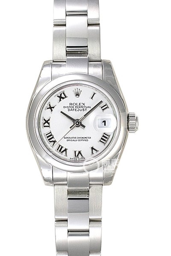 Rolex LADY-DATEJUST 179160 White Roman Dial with Oyster Bracelet