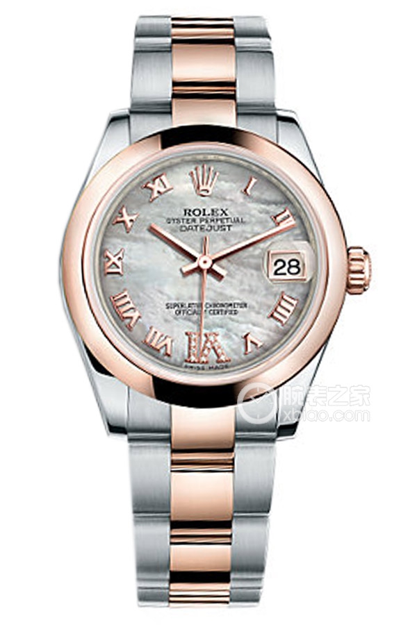 Rolex LADY-DATEJUST 178241 White Mother of Pearl Dial with Oyster Bracelet