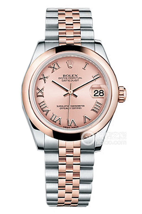 Rolex LADY-DATEJUST 178241 Roman Numerals Pink Dial