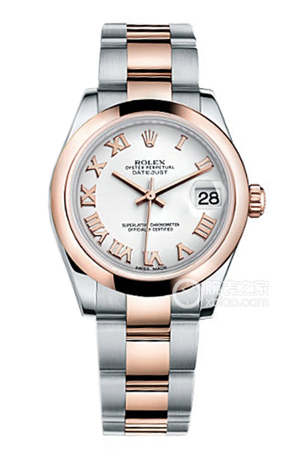 Rolex LADY-DATEJUST 178241 Roman Numerals White Dial with Oyster Bracelet