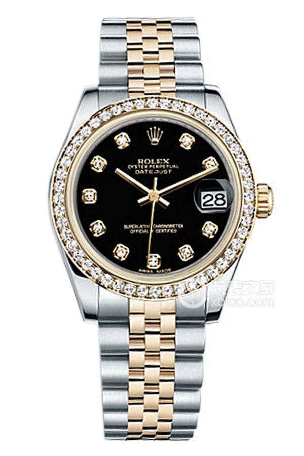 Rolex LADY-DATEJUST 178383-0034 GBlack Dial