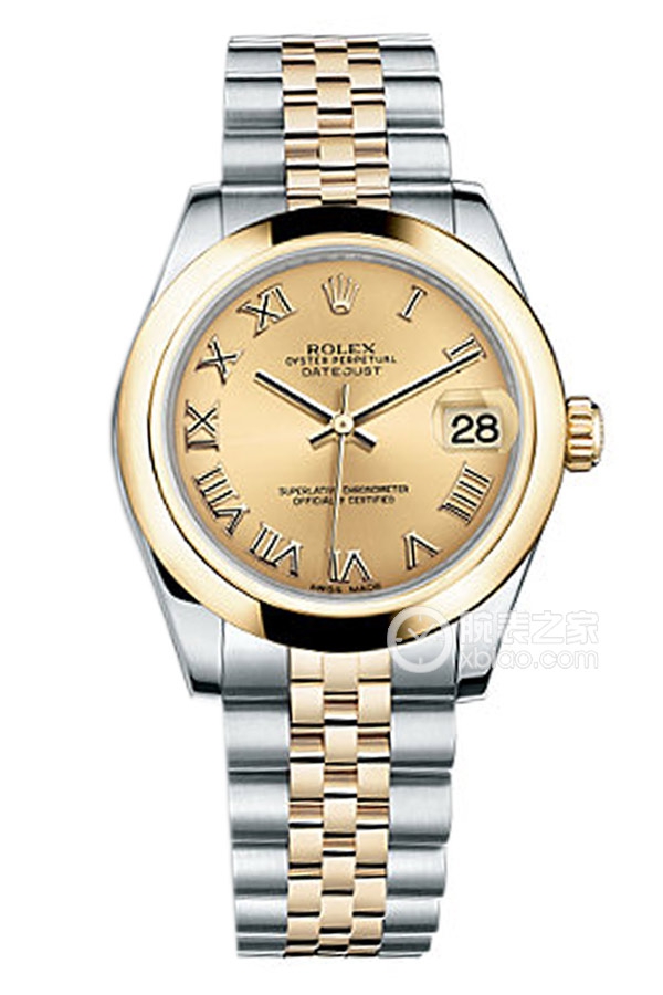Rolex LADY-DATEJUST 178243 Gold Roman Dial