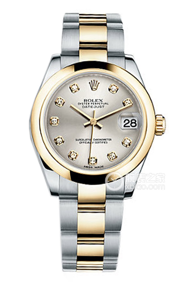 Rolex LADY-DATEJUST 178243 Silver Dial with Diamonds and Oyster Bracelet