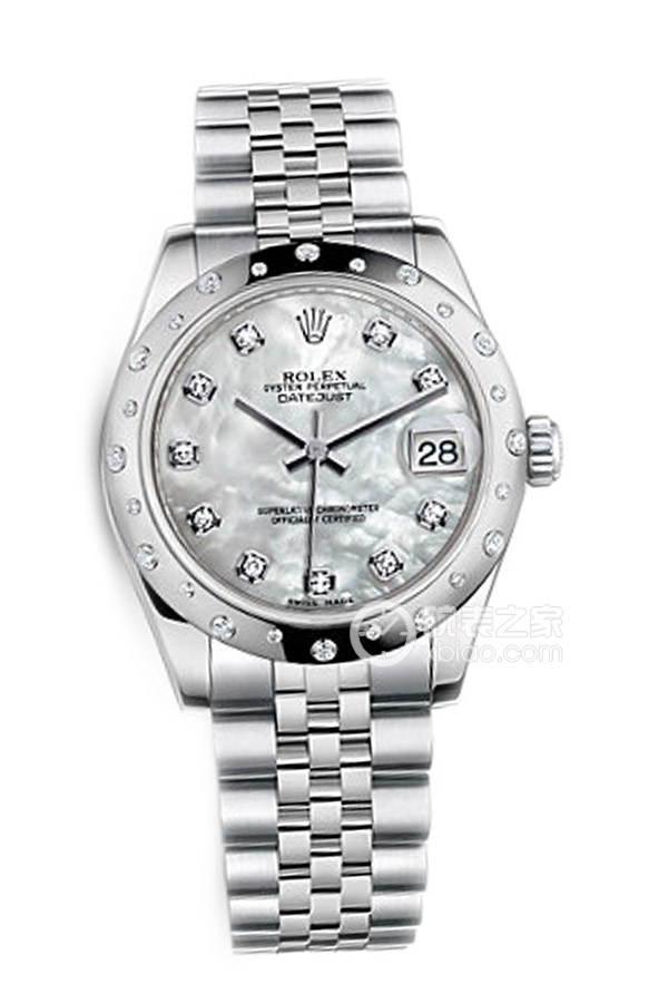 Rolex DATEJUST m178344-0006 NG White Mother of Pearl