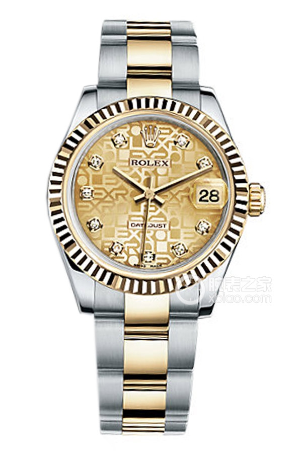 Rolex LADY-DATEJUST 178273 Gold Commemorative Pattern Dial