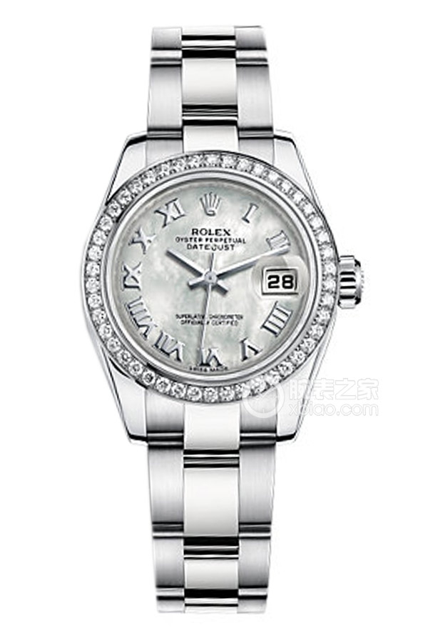 Rolex LADY-DATEJUST 179384 White Mother of Pearl Dial