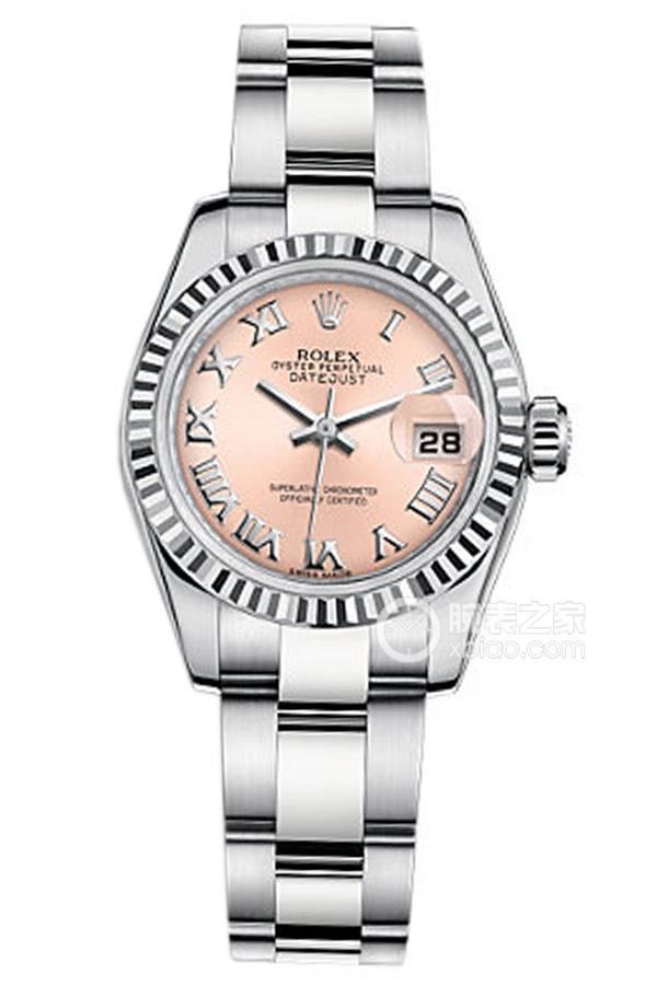 Rolex LADY-DATEJUST 179174 Pink Roman Dial