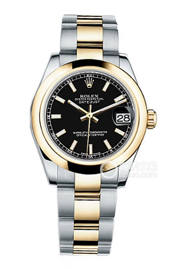 Rolex LADY-DATEJUST 178243 Black Dial with Oyster Bracelet