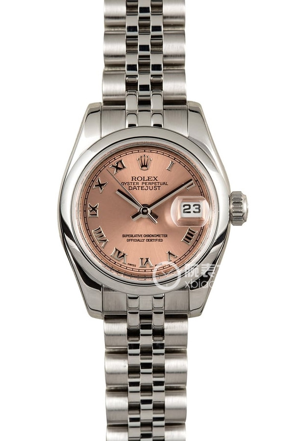 Rolex LADY-DATEJUST 179160 Roman Numerals Pink Dial