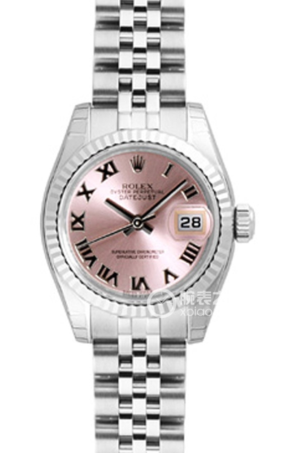 Rolex LADY-DATEJUST 179174 Pink Roman Numerals Dial