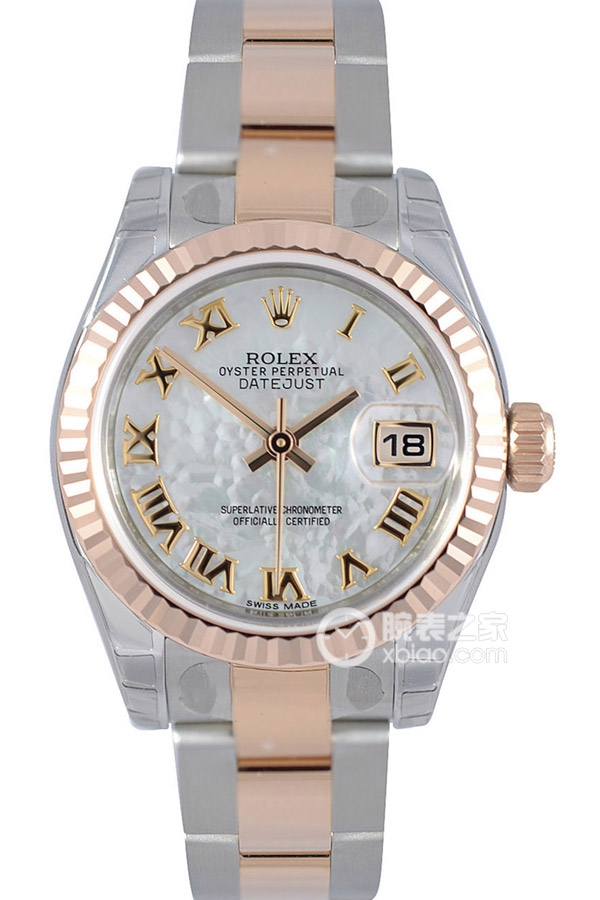 Rolex LADY-DATEJUST 179171 White Mother of Pearl Dial with Oyster Bracelet