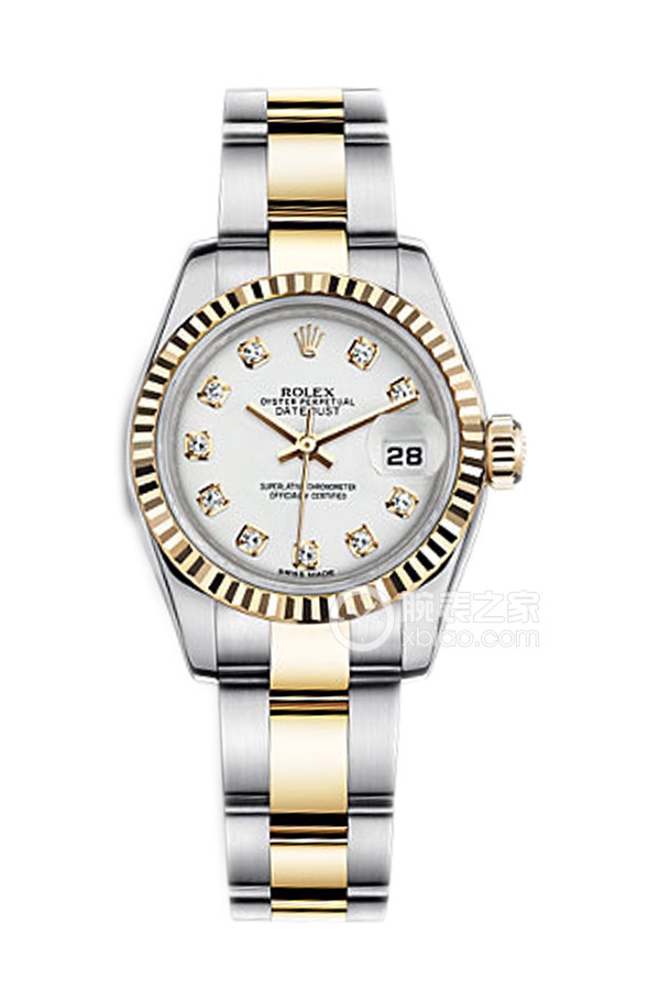 Rolex LADY-DATEJUST 179173White Dialwith Diamonds