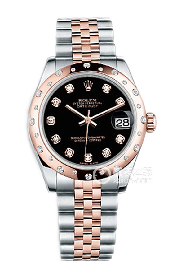 Rolex LADY-DATEJUST 178341-63161 GBlack Dialwith Diamonds