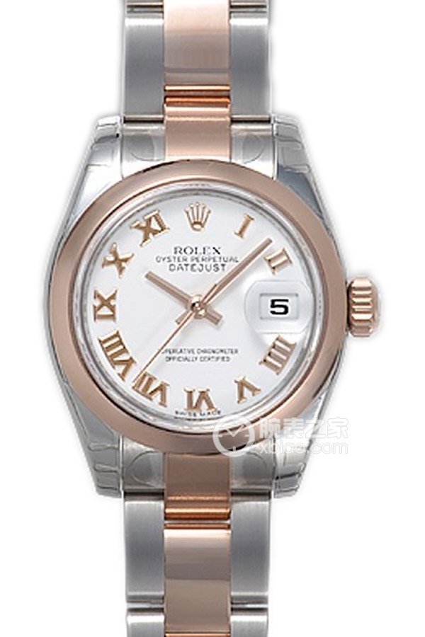 Rolex LADY-DATEJUST 179161 Roman Numerals White Dial