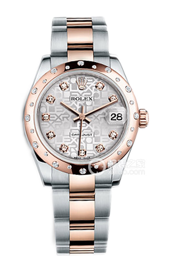 Rolex LADY-DATEJUST 178341-72161 J Silver Commemorative Pattern Dial with Diamonds