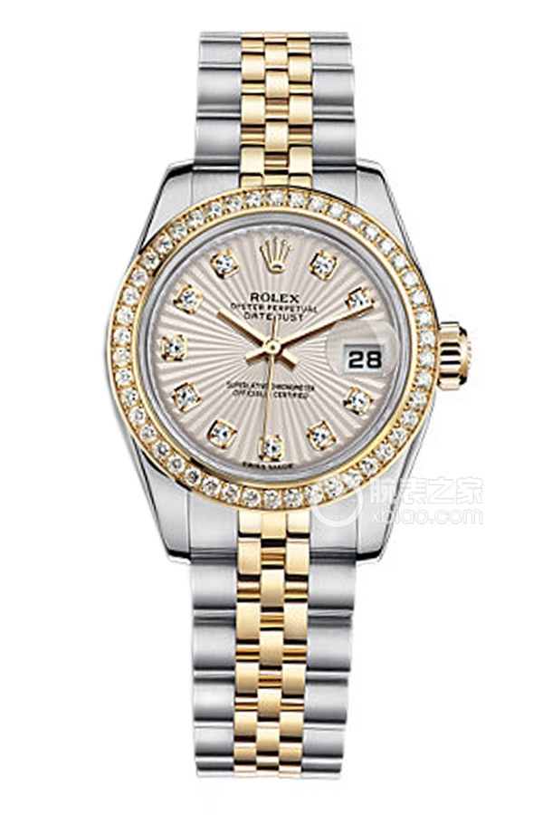 Rolex LADY-DATEJUST 179383 Ivory Sunburst Dial