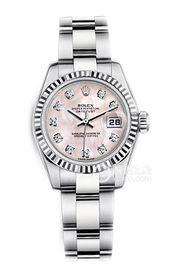 Rolex LADY-DATEJUST 179174(Pink Mother of Pearl with Diamonds)