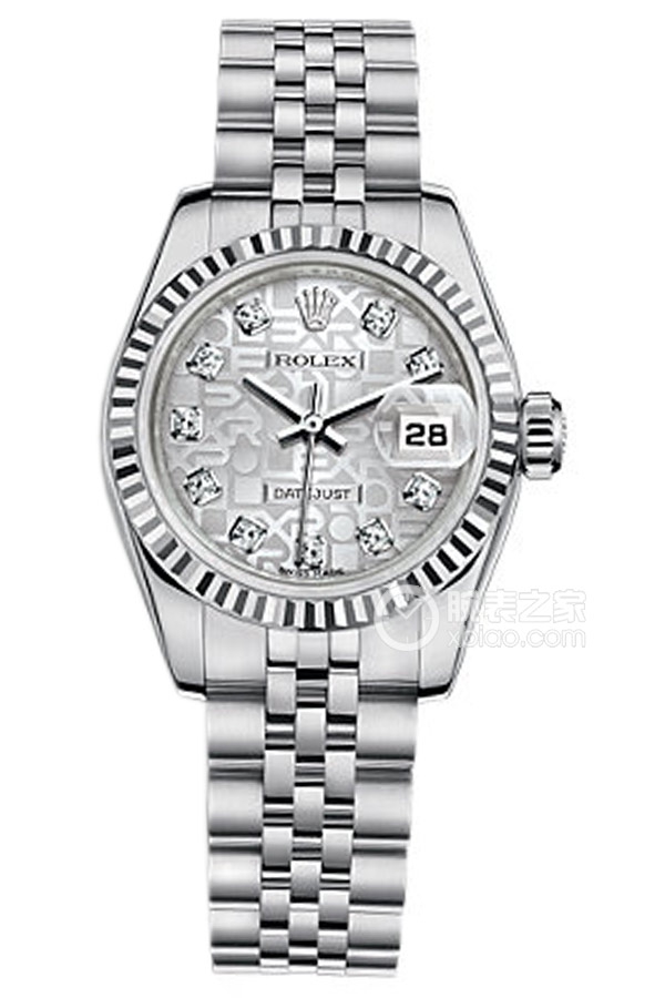 Rolex LADY-DATEJUST 179174-0032 Silver Commemorative Pattern Dial