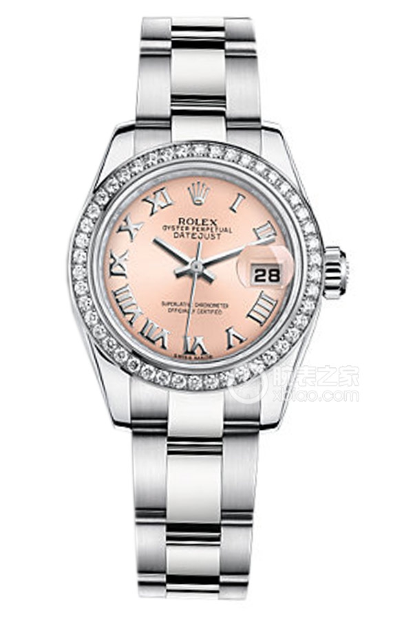 Rolex LADY-DATEJUST 179384 Pink Roman Dial