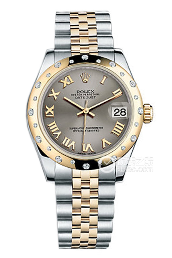 Rolex LADY-DATEJUST 178343-63163 Gray Roman Dial