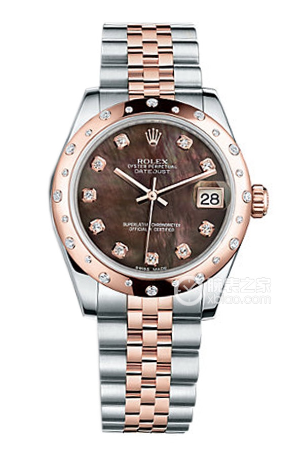 Rolex LADY-DATEJUST 178341-63161 NG Black Mother of Pearl with Diamonds