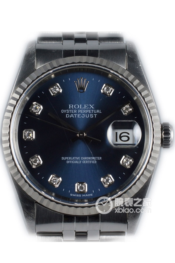 Rolex LADY-DATEJUST 178274 Blue with Diamonds