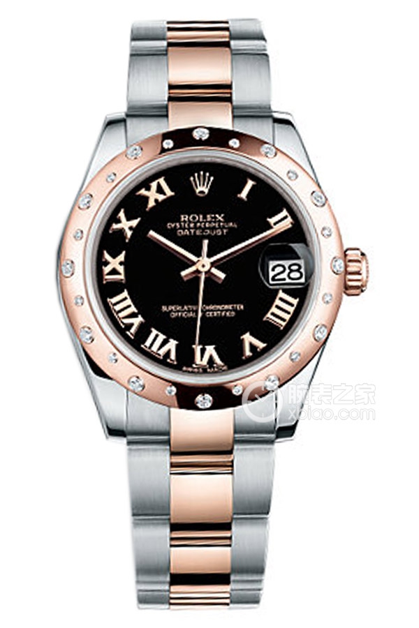 Rolex LADY-DATEJUST 178341-72161Black Dialwith Diamonds
