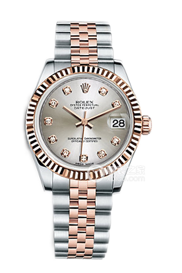 Rolex LADY-DATEJUST 178271 Silver with Diamonds