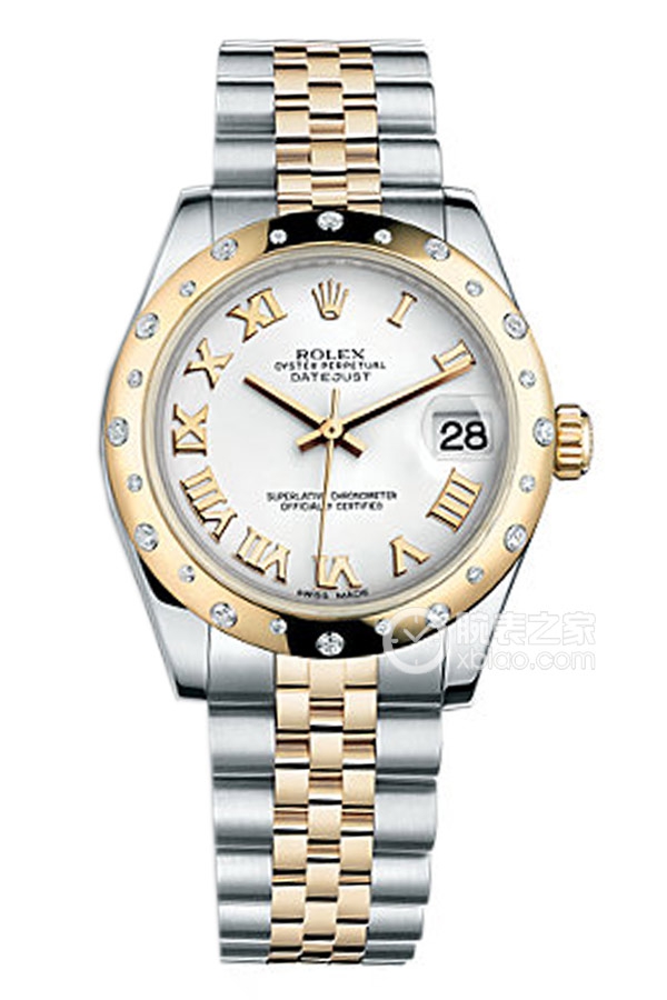 Rolex LADY-DATEJUST 178343-63163 White Roman Dial