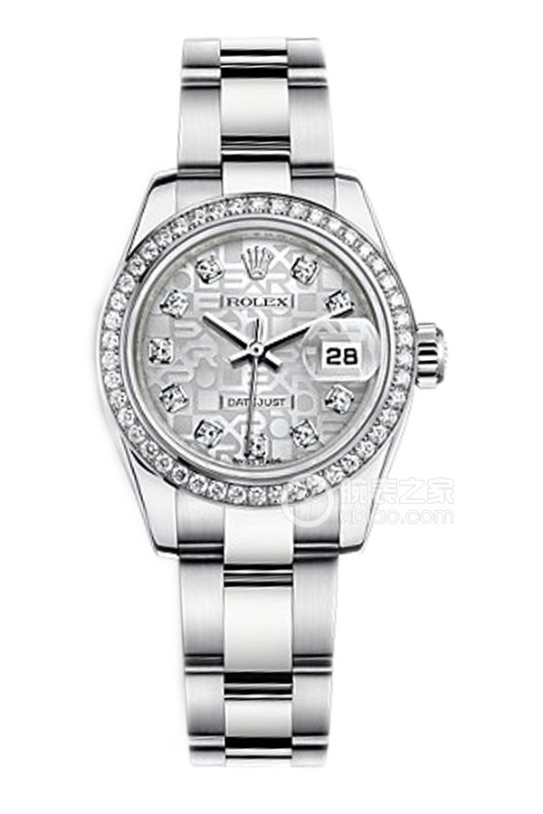 Rolex LADY-DATEJUST 179384 Silver Commemorative Pattern with Diamonds