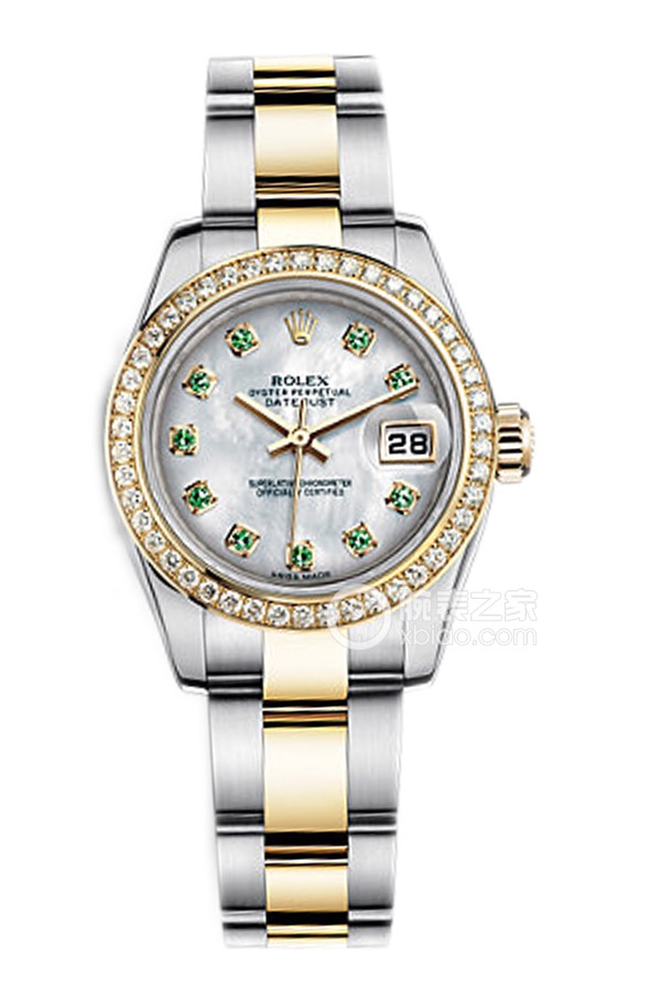 Rolex LADY-DATEJUST 179383 White Mother of Pearl