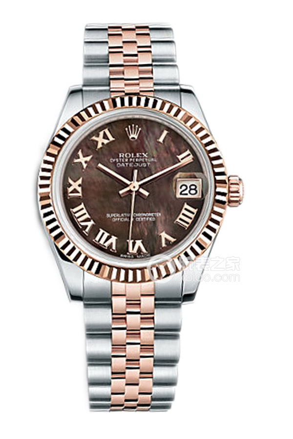 Rolex LADY-DATEJUST 178271 Black Mother of Pearl Dial