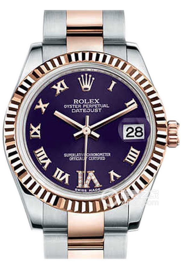 Rolex LADY-DATEJUST 178271 Purple Dial