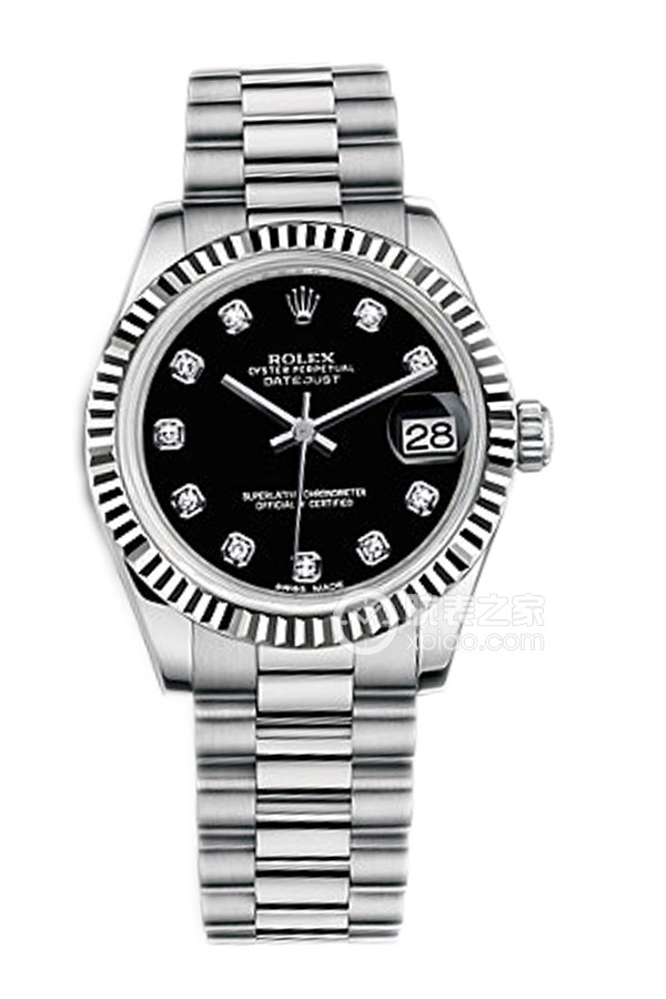 Rolex LADY-DATEJUST 178279Black Dialwith Diamonds