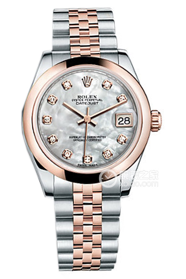 Rolex LADY-DATEJUST 178241 White Mother of Pearl Dial with Diamonds