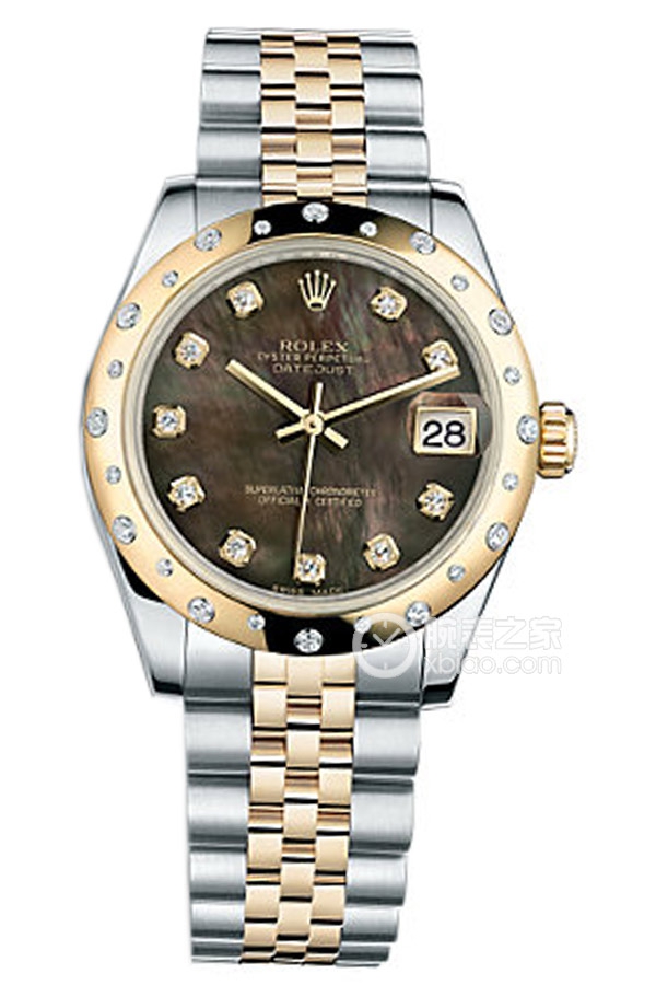Rolex LADY-DATEJUST 178343-63163 NG Black Mother of Pearl with Diamonds