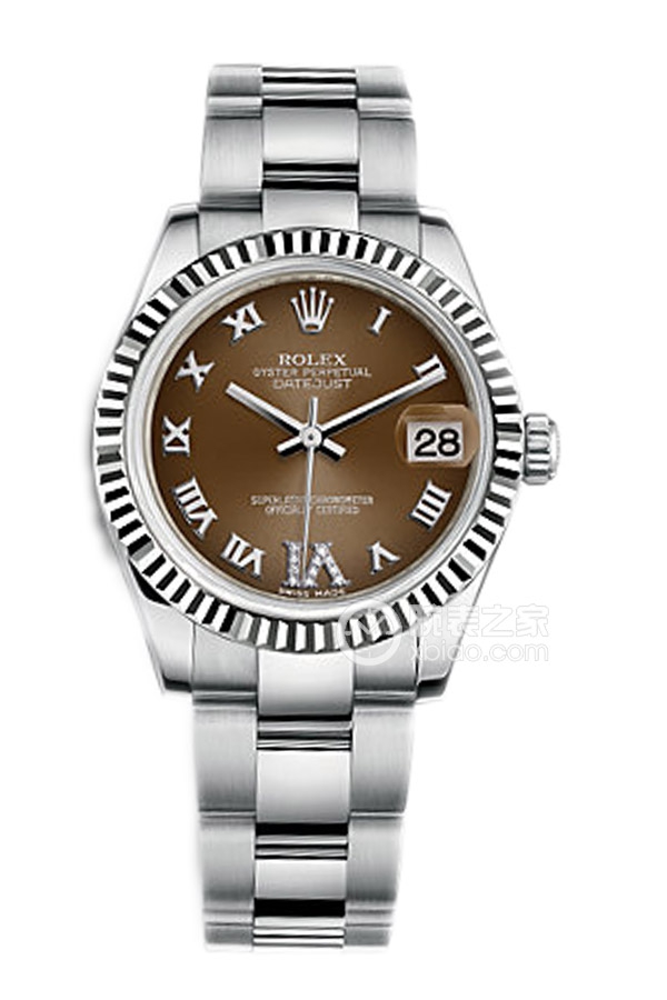 Rolex LADY-DATEJUST 178278 Brown VI Dial