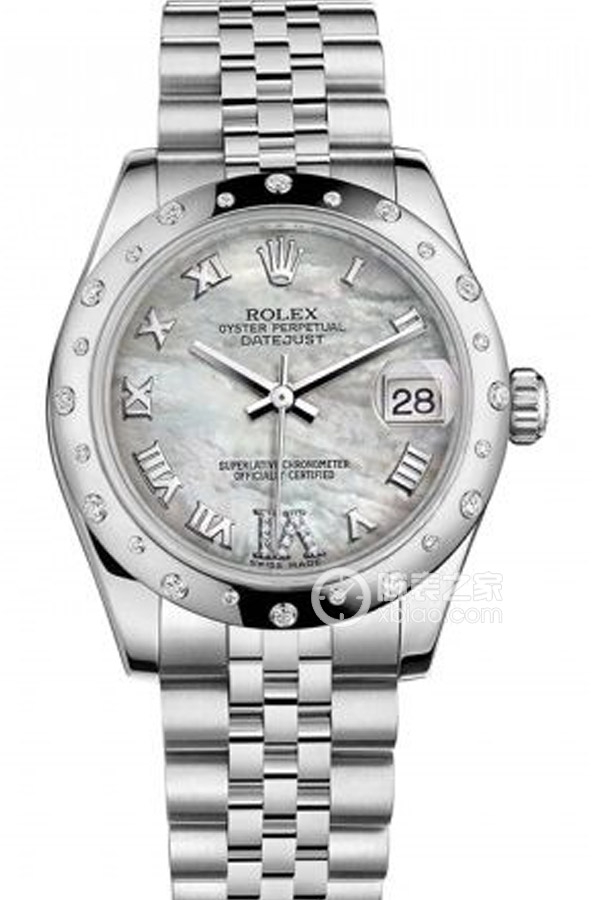 Rolex DATEJUST m178344-0004 NRVI White Mother of Pearl